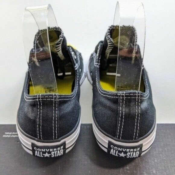 Converse CTAS OX "Smiley Face" Black Yellow White Men's 10 Women's 12 - Picture 4 of 5